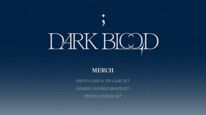 [DARK BLOOD] Merch